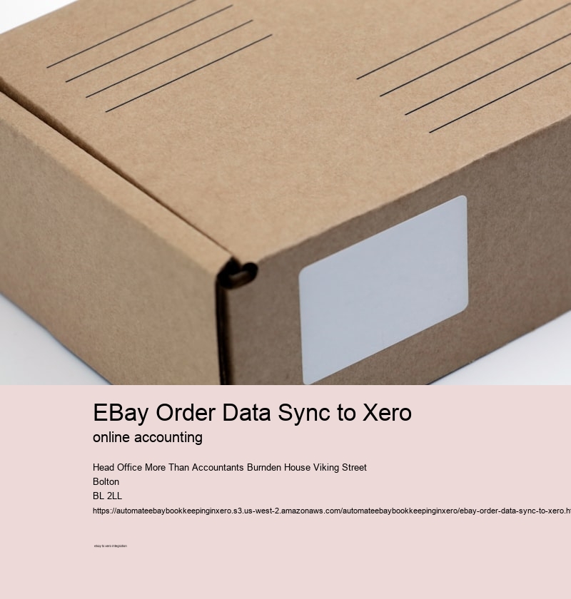 eBay Order Data Sync to Xero